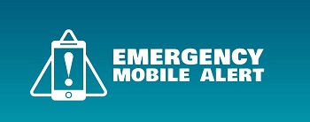 Emergency Mobile Alert logo.  