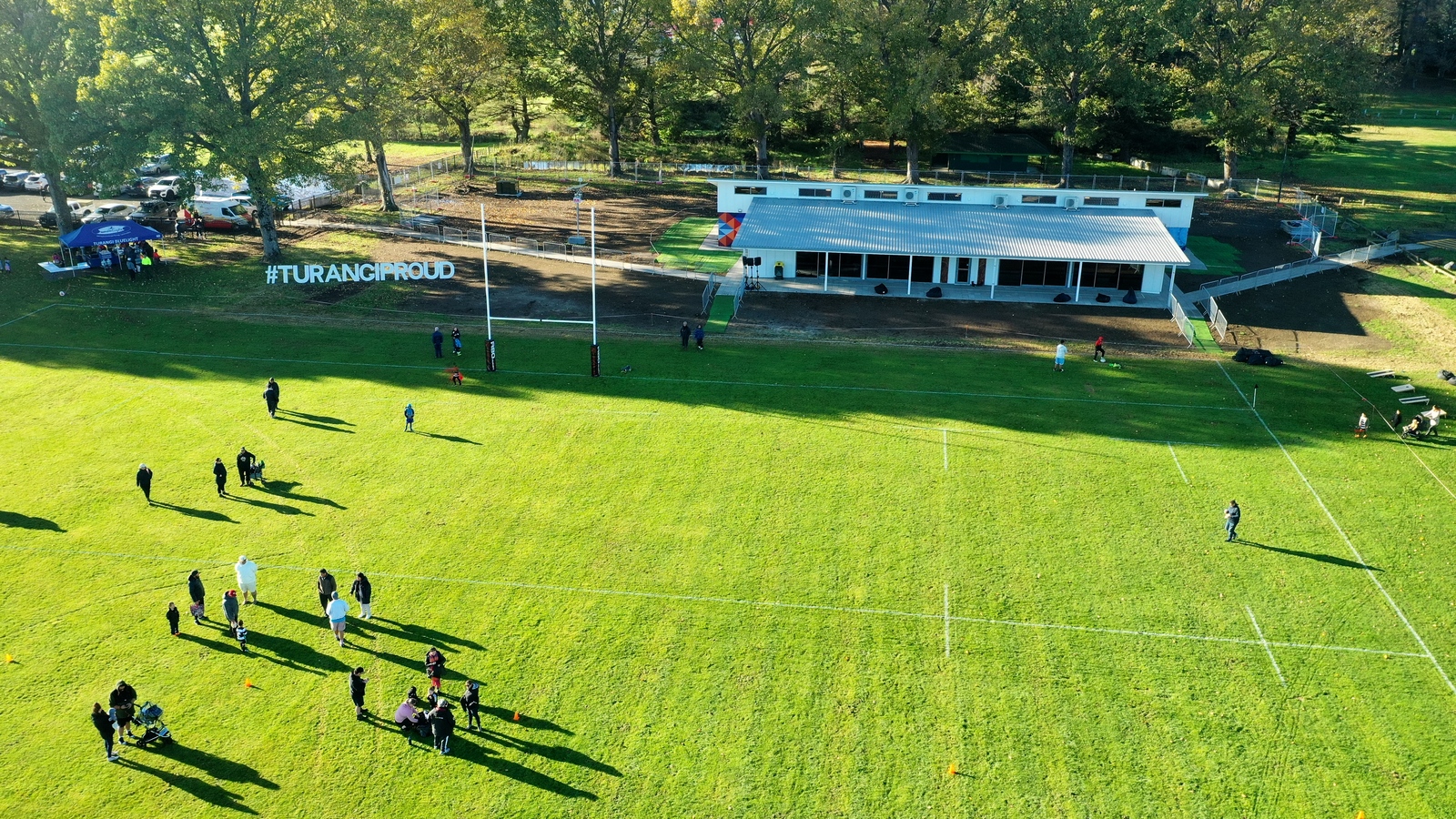 Tūrangitukua Park from above.  