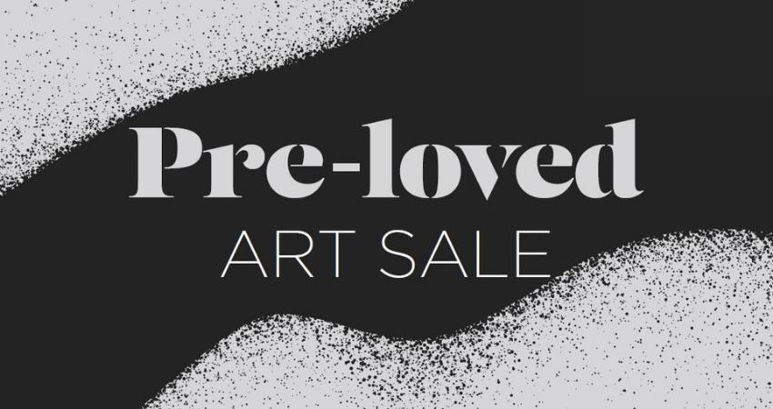 Pre-loved art sale.  