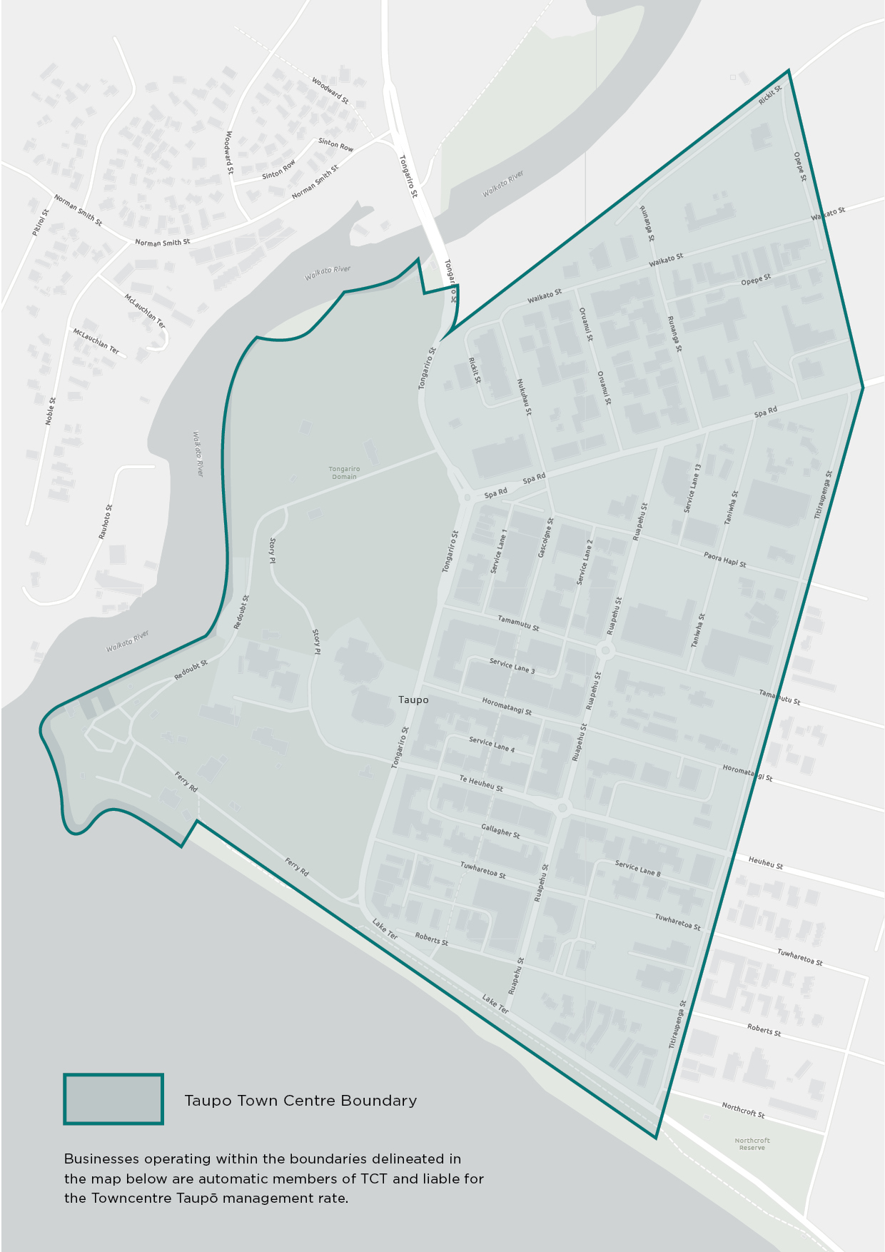 Towncentre map.  