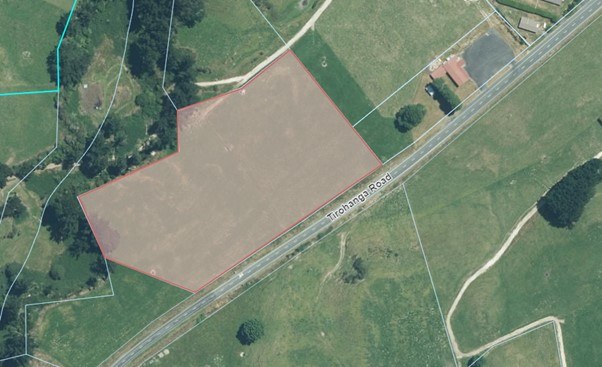 Tirohanga Recreation Reserve map.  