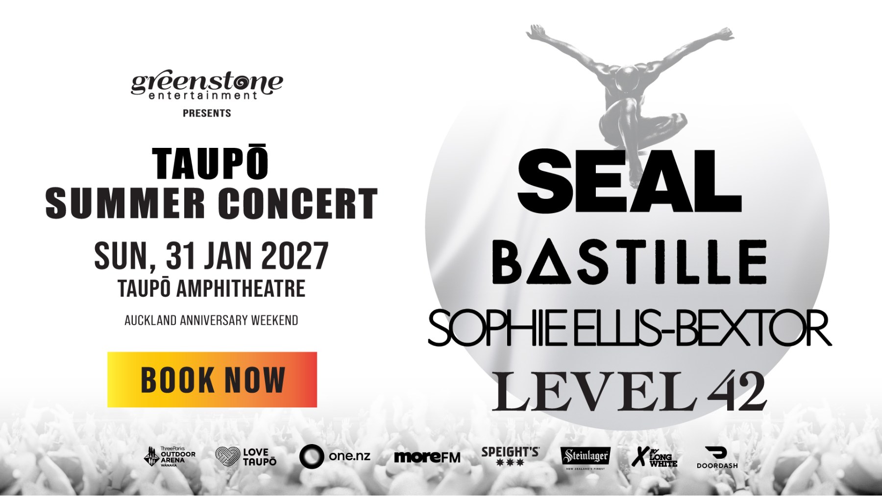Concert banner ad.  
