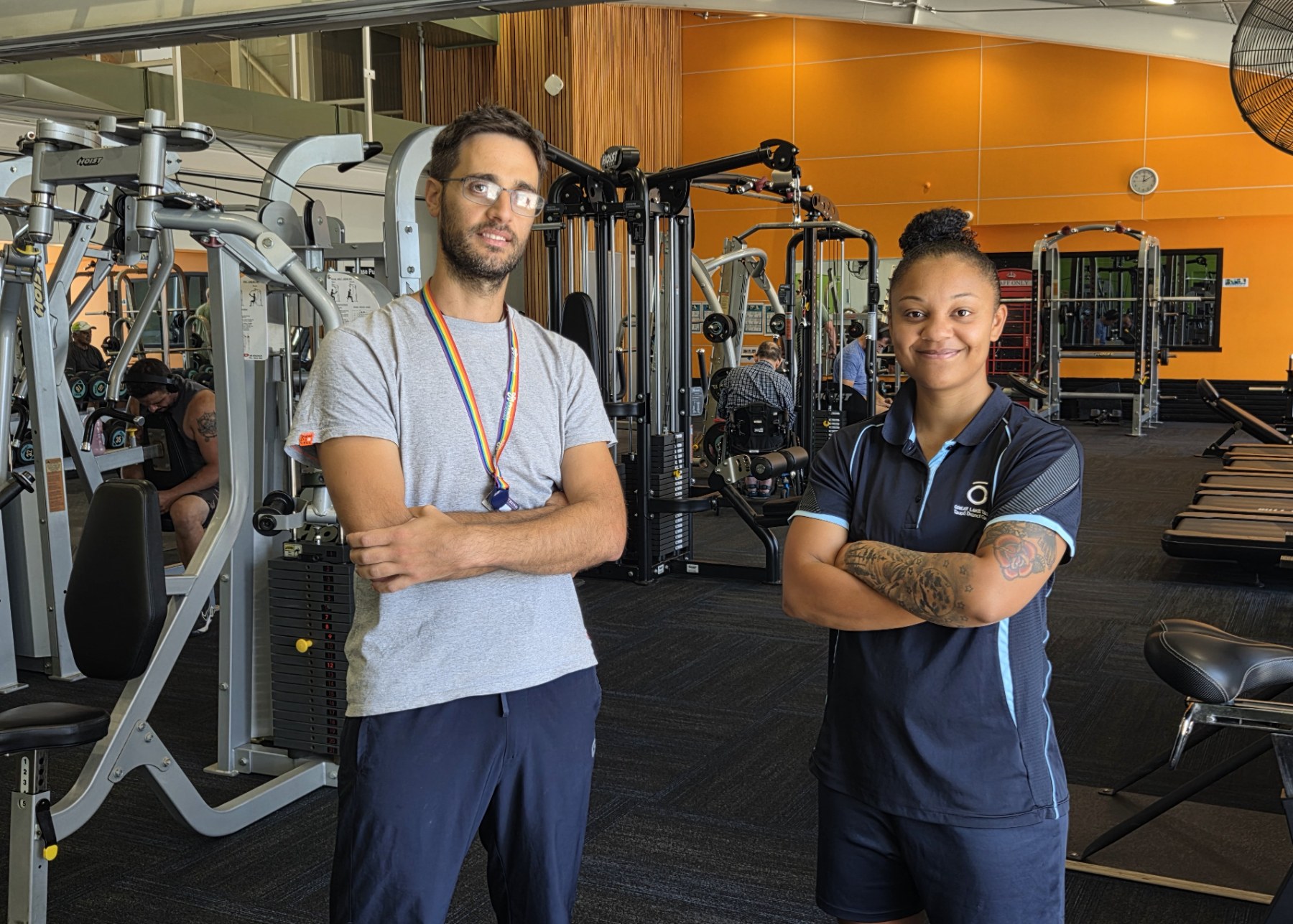 Franco Vece and Shaynia Edwards at Taupō Events Centre Fitness Studio.  