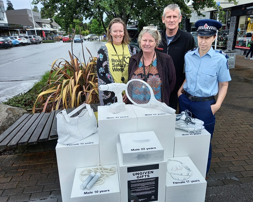 Road Safety week 2020 display.  