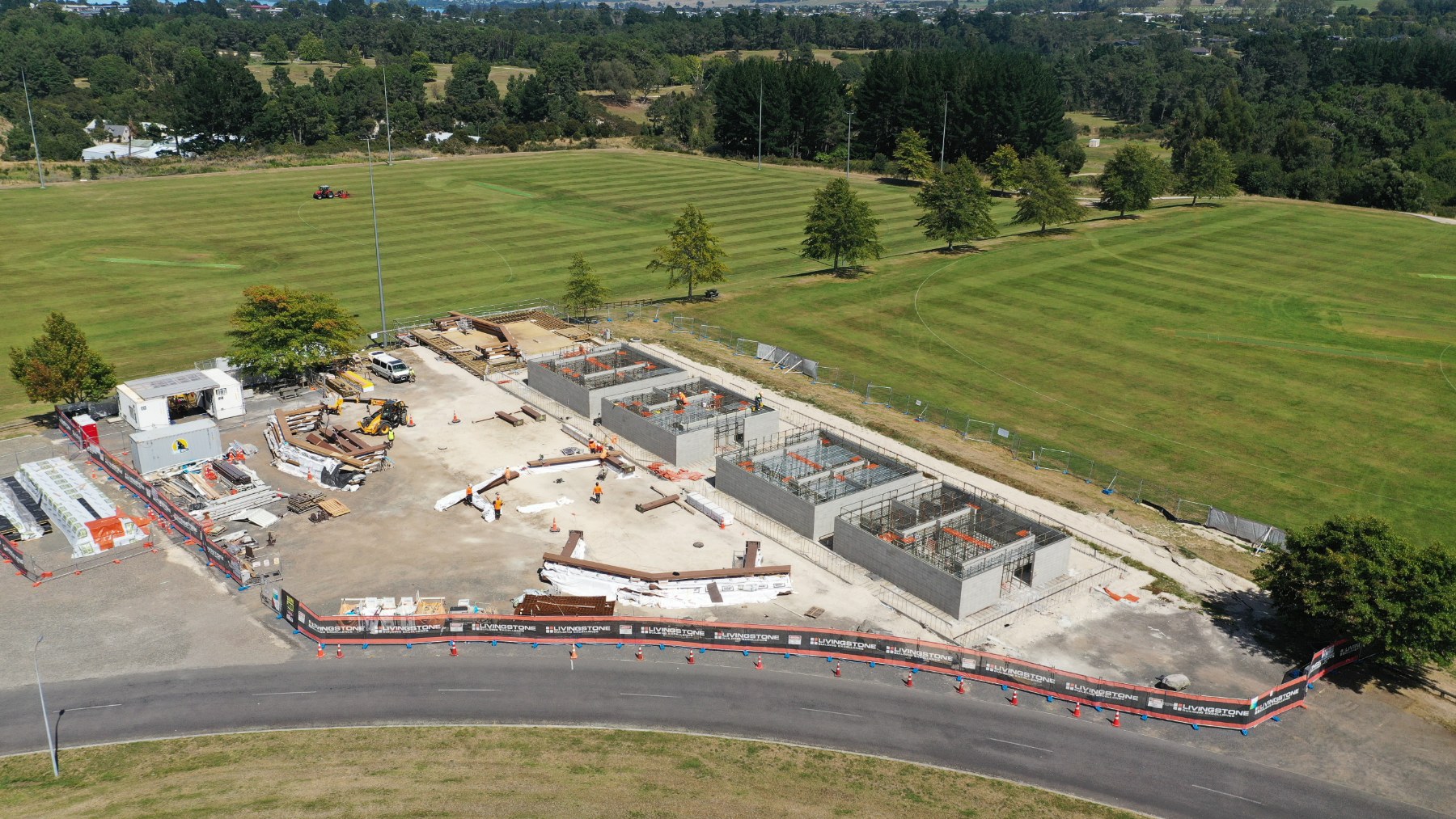 New facility at Owen Delany Park taking shape.  