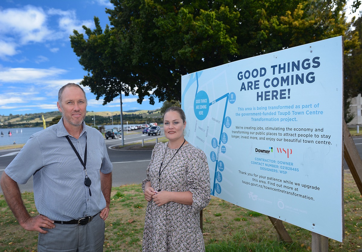 Left to right, Ian Gray and Izelda Cruz of the TTCT Project Team.  