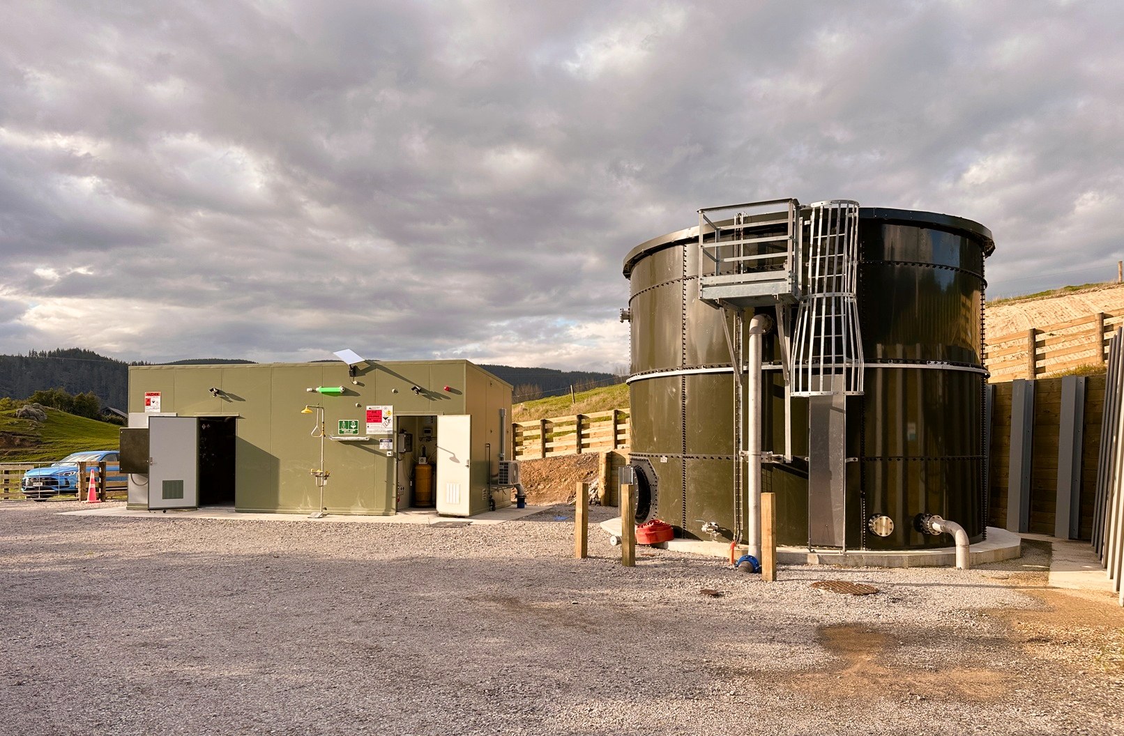 New water treatment plant in Tirohanga.  