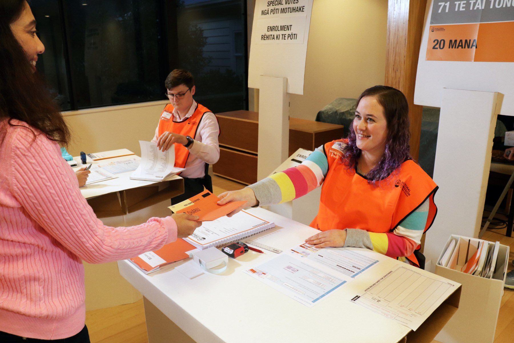 Voting in a General Election. Photo credit: Electoral Commission.    