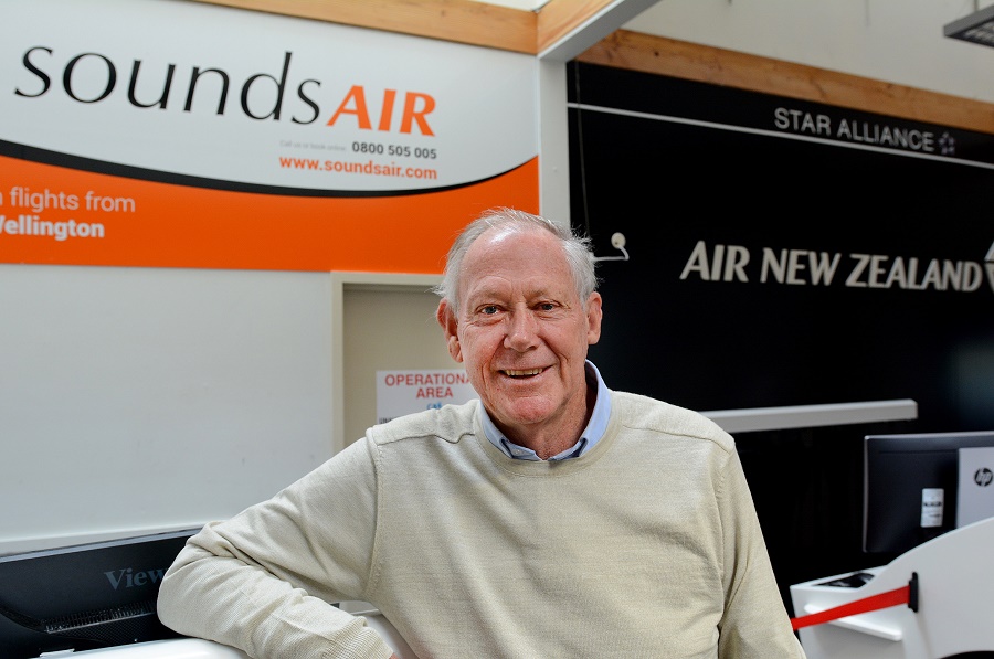 Michael Groome at Taupo Airport.  