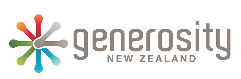 Generosity New Zealand logo.  