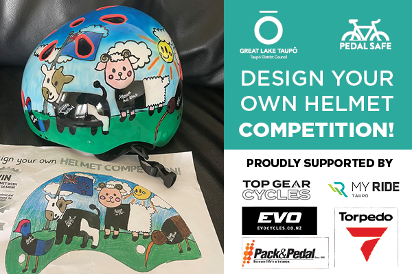 Design your helmet competition flyer.  